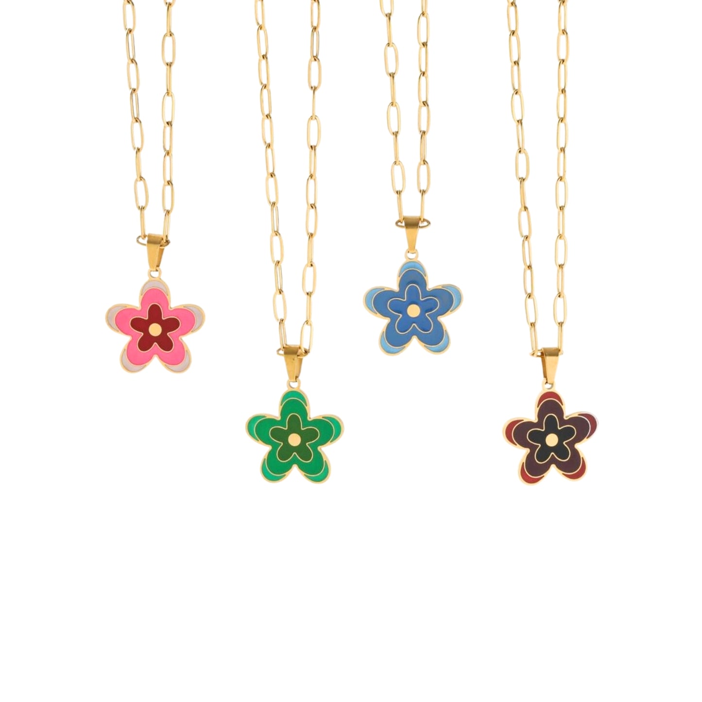 Melody Flower Pendant Necklace