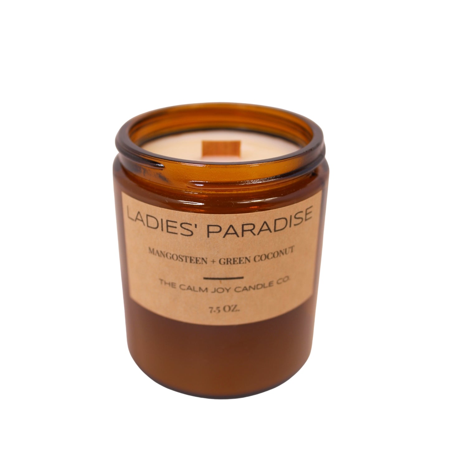 LADIES' PARADISE - Mangosteen and Green Coconut Scented Jar Candle